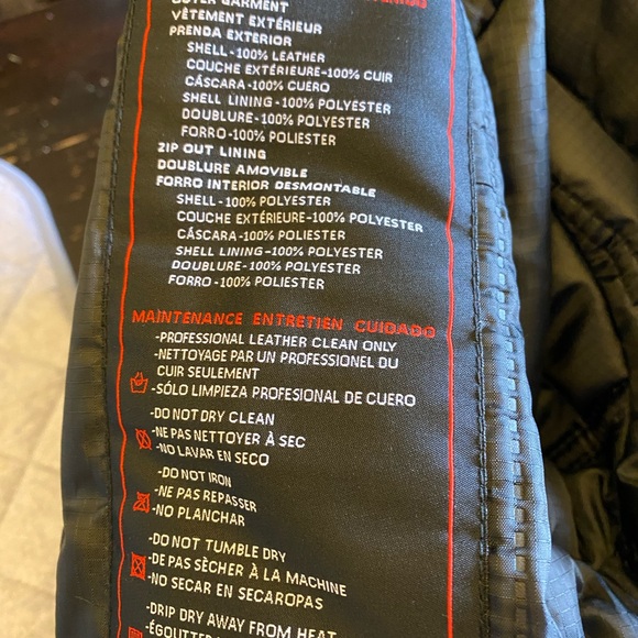 Mens Olympia black bishop leather jacket - Picture 9 of 10